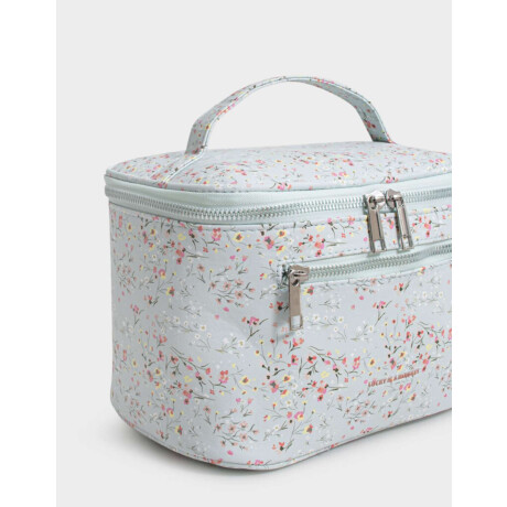 Portacosméticos Cuerina Estampado Flores