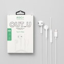 AURICULAR MANOS LIBRES STEREO ROCA TIPO-C Blanco