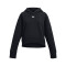 UA Rival Fleece Crop Hoodie-PPL BLK-001