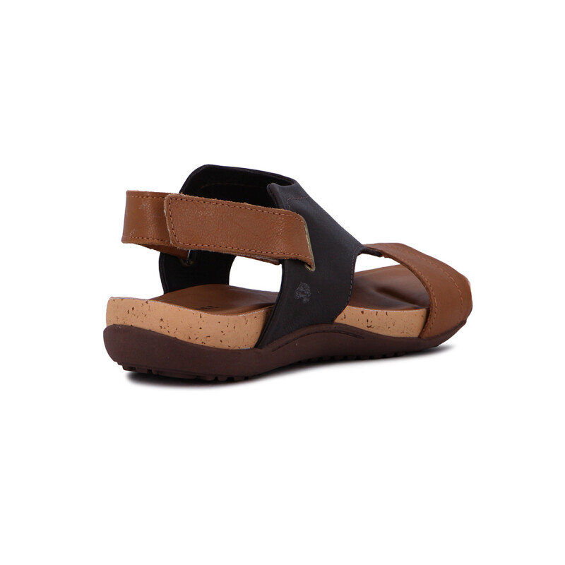 Country Sandalia Casual Dos Tiras Y Pulsera Marron-cafe