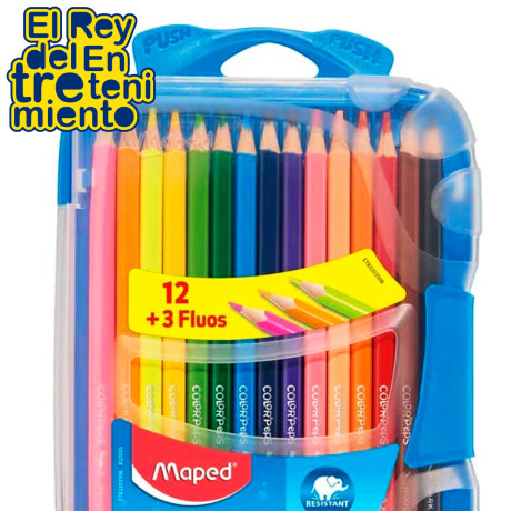 Lápices De Colores Maped Color Peps x15 Resistentes Lápices De Colores Maped Color Peps x15 Resistentes