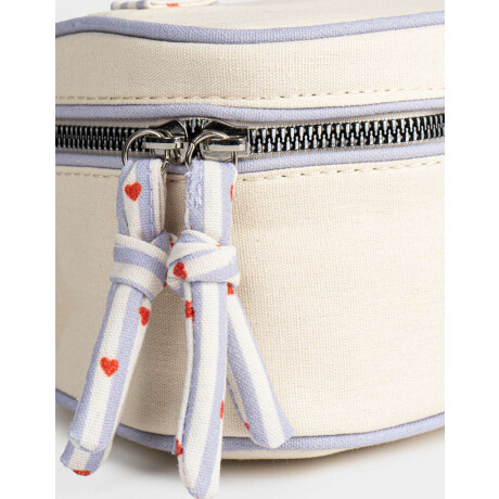 Portacosméticos Con Manija Combinacion Bicolor