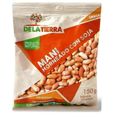 SNACK MANI DE LA TIERRA C/SOJA 150G SNACK MANI DE LA TIERRA C/SOJA 150G