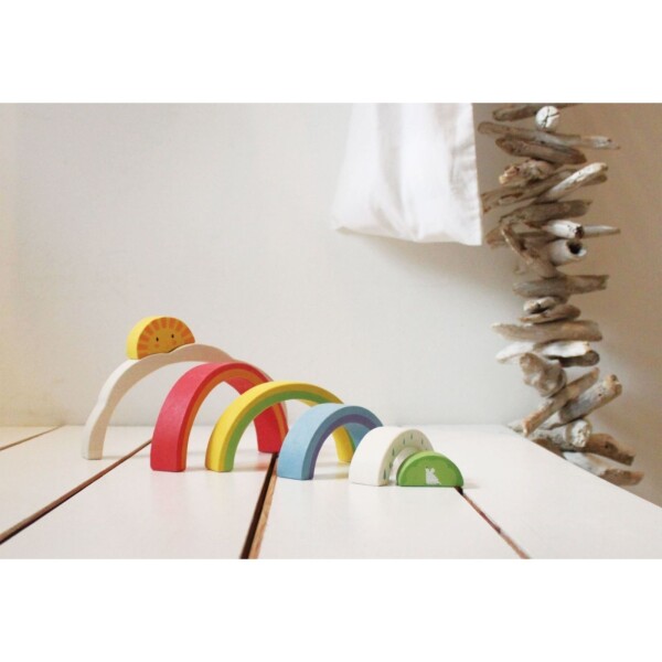 Tender Leaf Toys Tunel Arcoiris Juguete Madera Niños Tender Leaf Toys Tunel Arcoiris Juguete Madera Niños