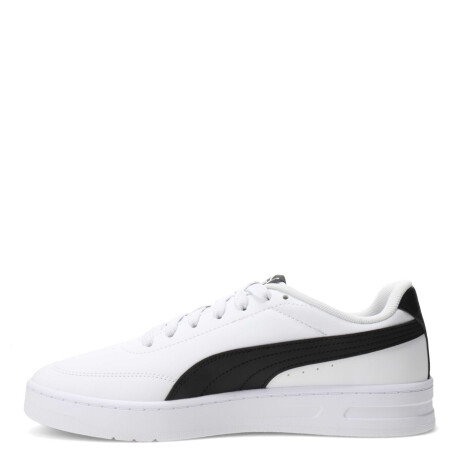 Championes de Mujer Puma Court Classic Clean Blanco - Negro