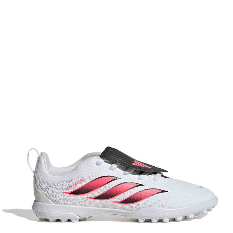Championes de Niños Adidas Predator Club Ft El Tf Blanco - Rosado