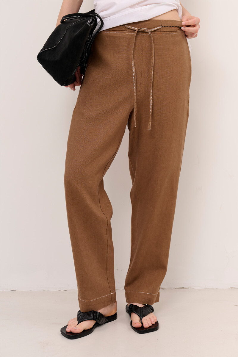PANTALON LINO NET TOSATADO