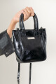 Cartera diva Charol negro