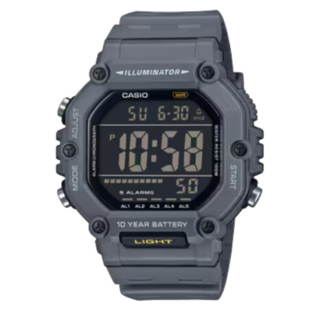 Reloj CASIO AE1600H-8BVDF en Resina Gris Esfera 54mm 0
