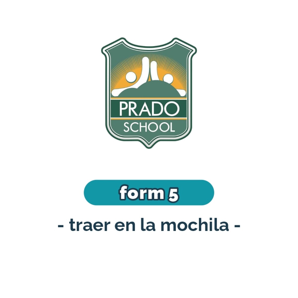Lista de materiales - Primaria Form 5 Prado School 