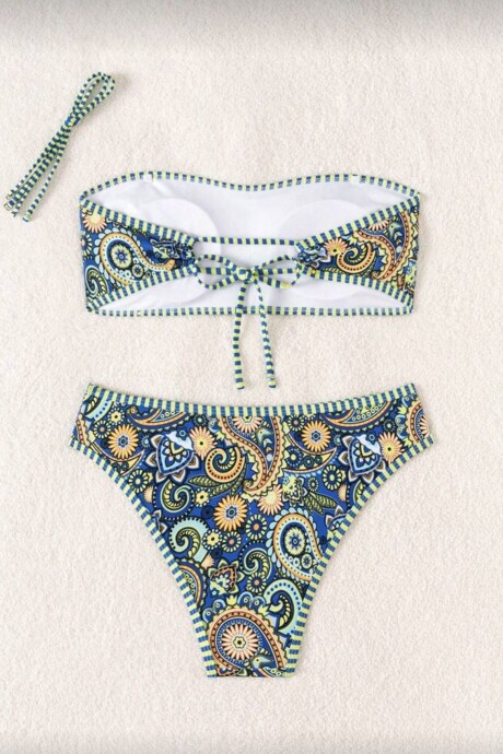 Bikini ALBANIA- bandeau con breteles desmontables. Bikini ALBANIA- bandeau con breteles desmontables.