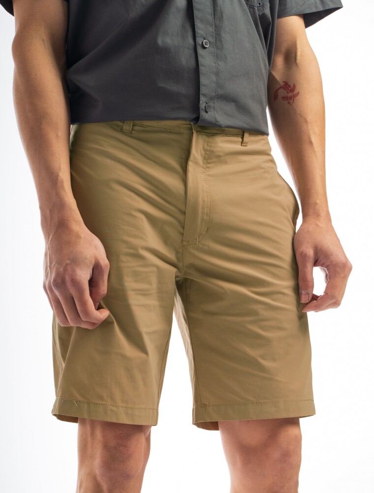 Bermuda Clasica de Algodón Miami Camel