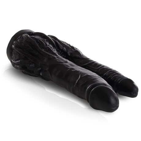 Consolador Doble Placer Macizo Negro