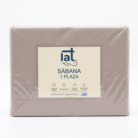 Juego De Sabanas 1 Plaza Toque Algodón Sommier Infantil - Beige Juego De Sabanas 1 Plaza Toque Algodón Sommier Infantil - Beige
