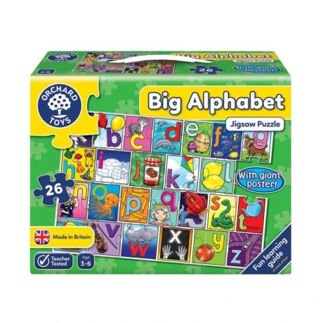 Puzzle Rompecabezas Abecedario 26 Piezas 001