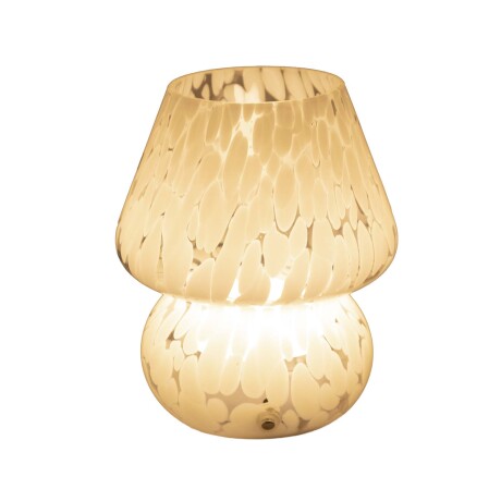 ML251013 VIDRIO BLANCO LÁMPARA DE MESA ML