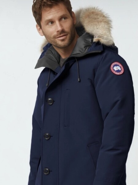 Canada Goose -Campera de poliéster con capucha, Chateau Parka Fusion fit Azul