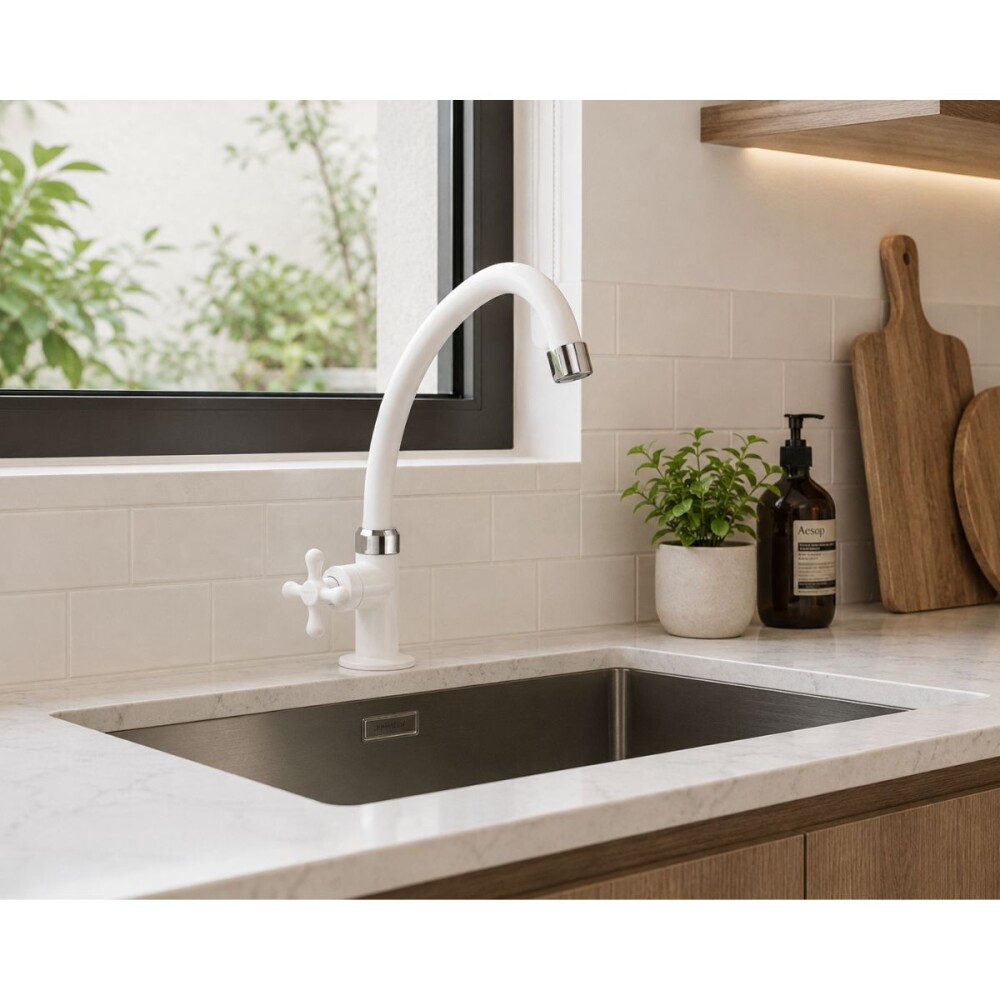 Grifo mesa Marujá blanco Grifo Mesa Marujá Blanco