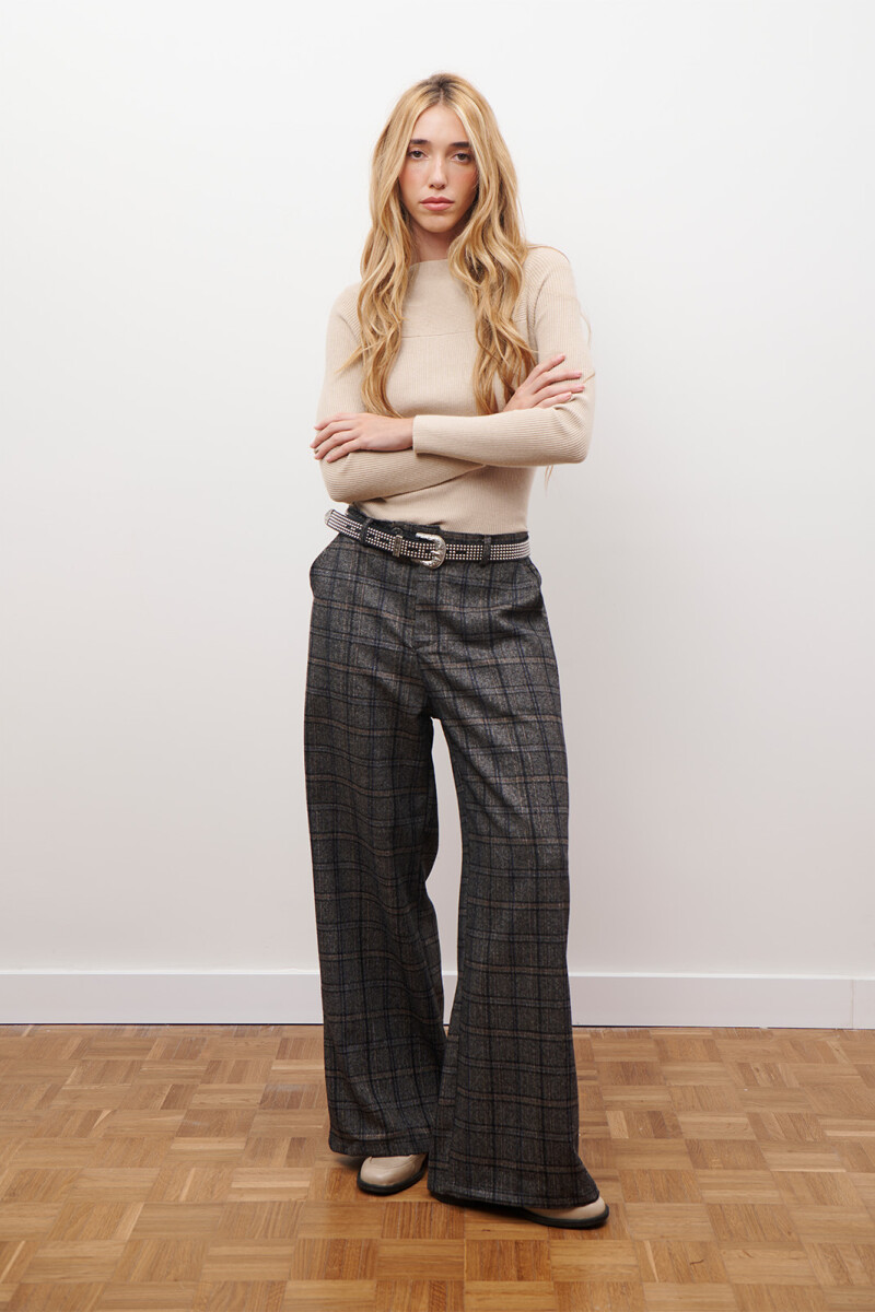 PANTALON GALES NEGRO