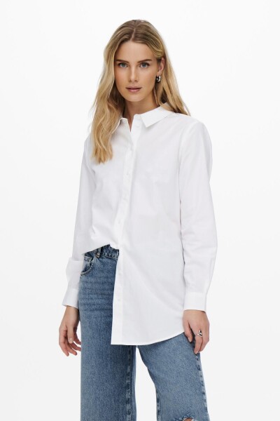 Camisa Tabitha Clásica Largo-extra White