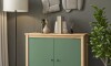 Cómoda 2 Puertas Blanco - Mari Verde