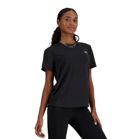 Remera New Balance de Dama - ATHLETICS - WT41253BKH BLACK