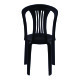 Set x6 Sillas Bistró sin apoya brazos NEGRO