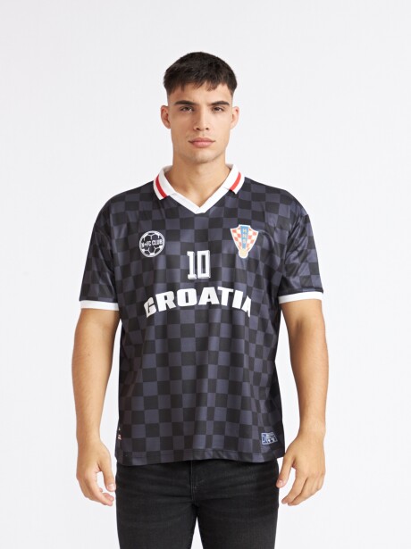 REMERA CROACIA NEGRO