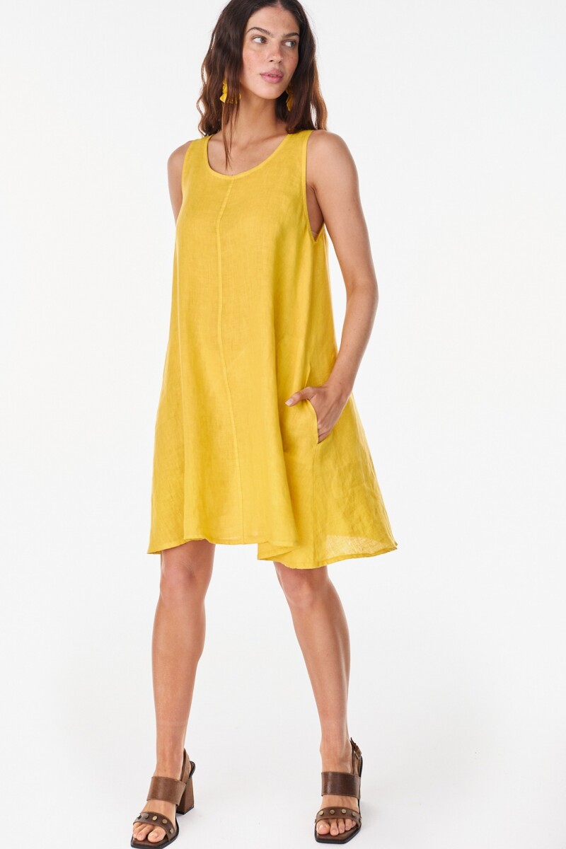 Vestido Diario Amarillo