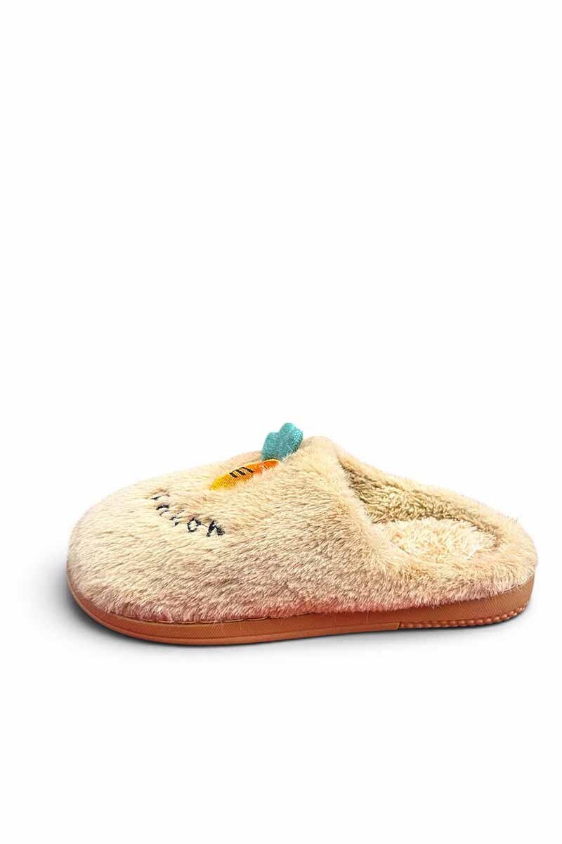 PANTUFLA PELUDITA Beige