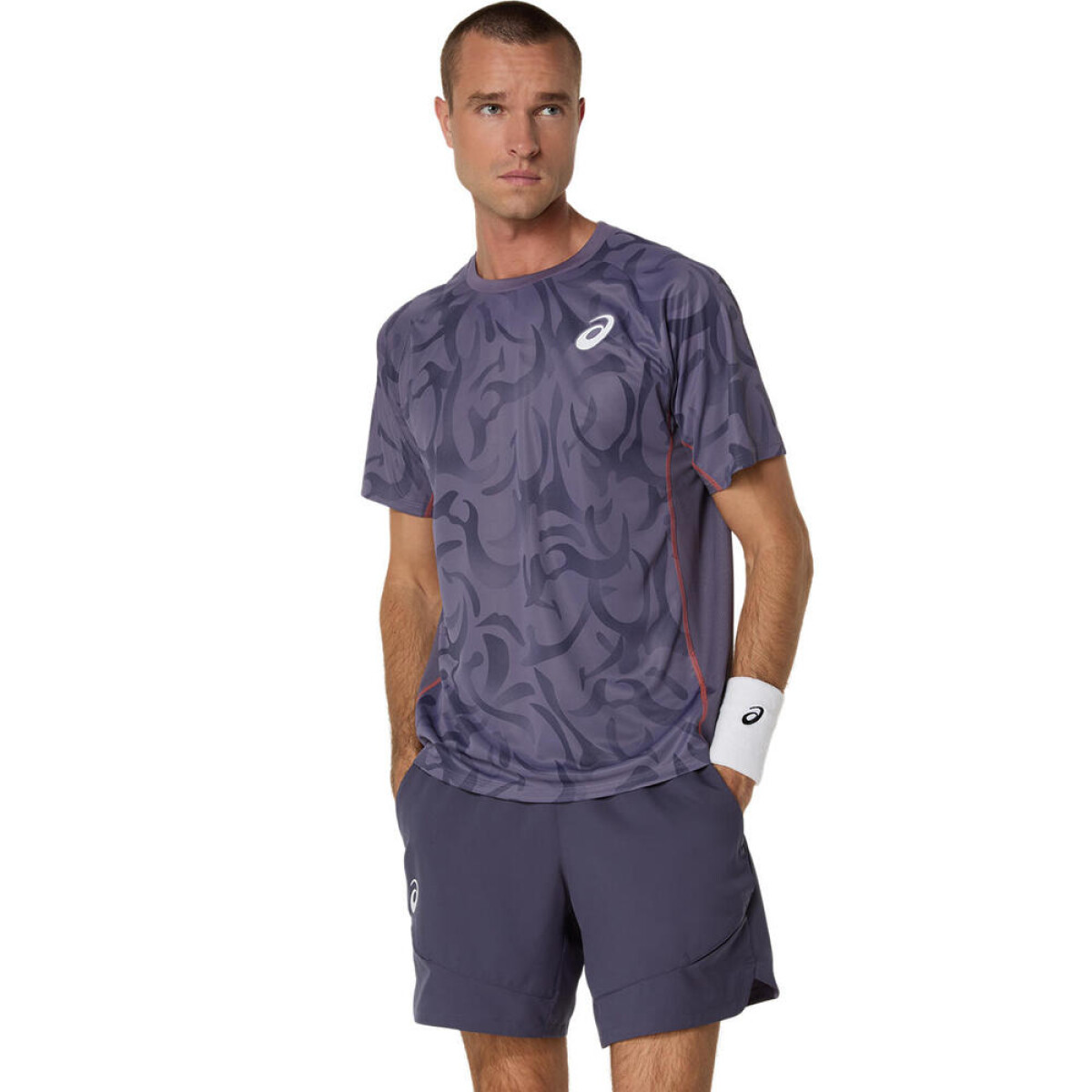 Polo Tenis Game Hombre - Greyish Purple 