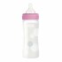 Biberon Vidrio Chicco 240 ML Rosa Circulos