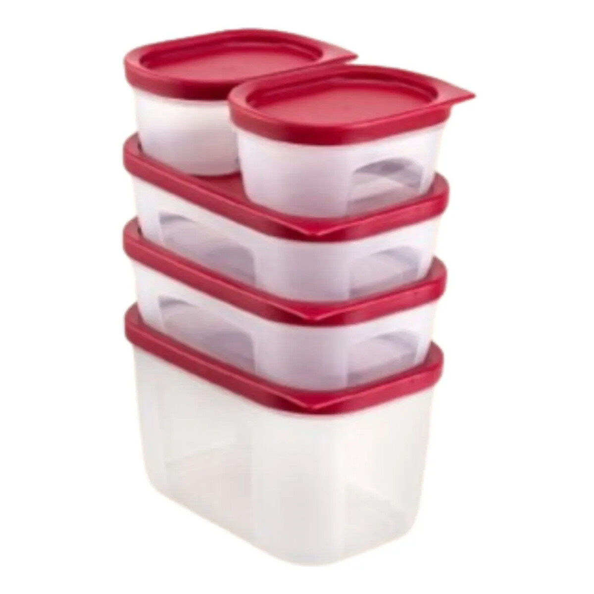 SET JUEGO TUPPER HERMETICO DECAKILA 5 PIEZAS 