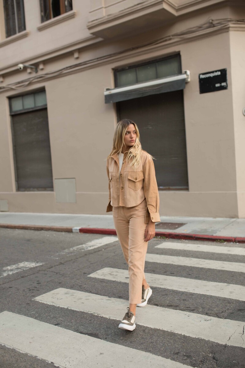 PANTALON AVA CORDEROY Beige