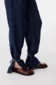Jean Straight Belt Azul Oscuro
