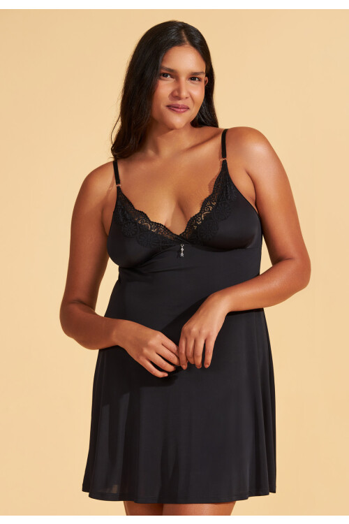 VISITO CON ENCAJE TALLES GRANDES NEGRO-10