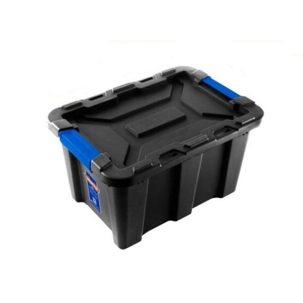 CAJA CONTENEDOR PLASTICO APILABLE NEGRO 40LT WADFOW WTB3340 CAJA CONTENEDOR PLASTICO APILABLE NEGRO 40LT WADFOW WTB3340
