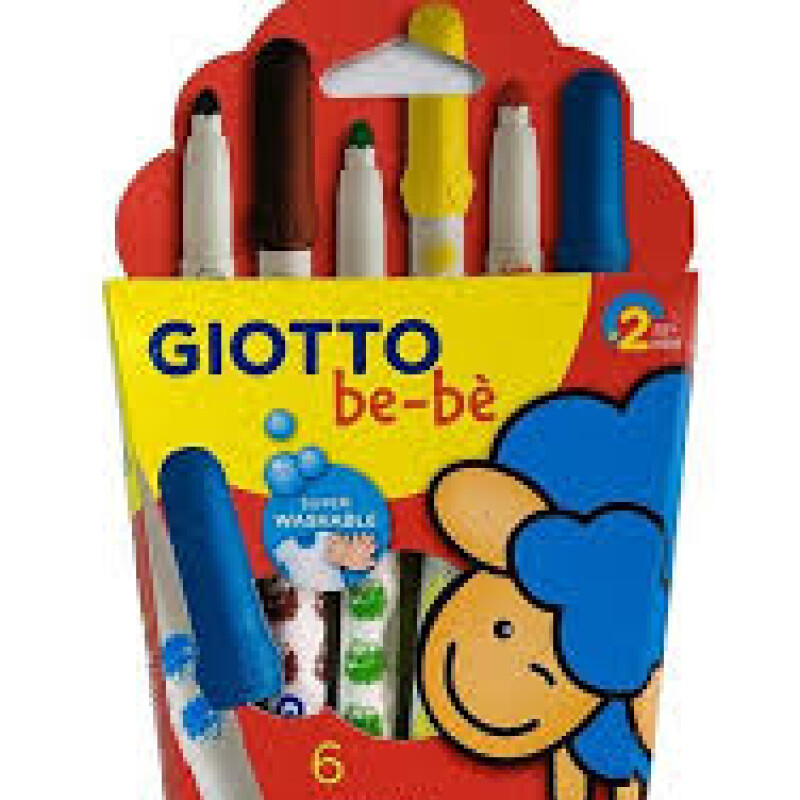 Marcador GIOTTO BEBE x 6 Marcador Giotto Bebe X 6