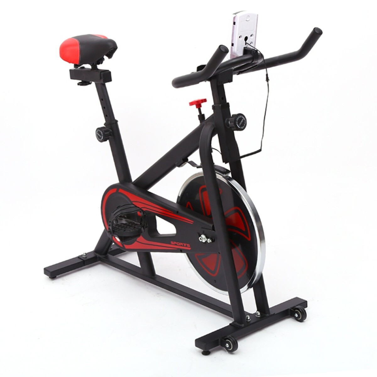 Bicicleta Spinning Max 120 Kg Excelente Calidad Regulable - Negro 