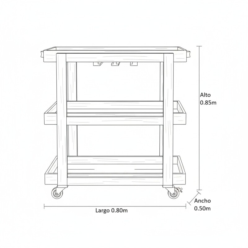 CARRO BAR CB01 (CD) Unica