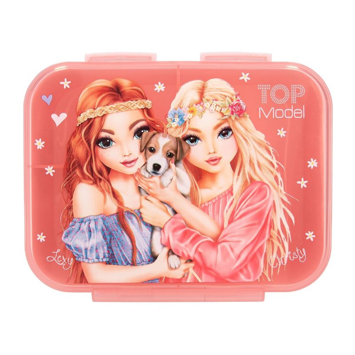 Tupper con 3 compartimentos Top Model - BFF 