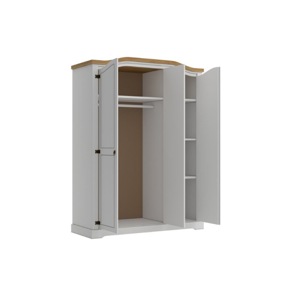 Ropero Curvo 3 Puertas - Linea Mexicana Ropero Curvo 3 Puertas - Linea Mexicana