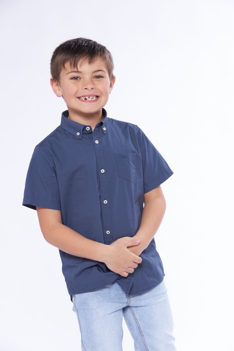 CAMISA LISA - Azul 