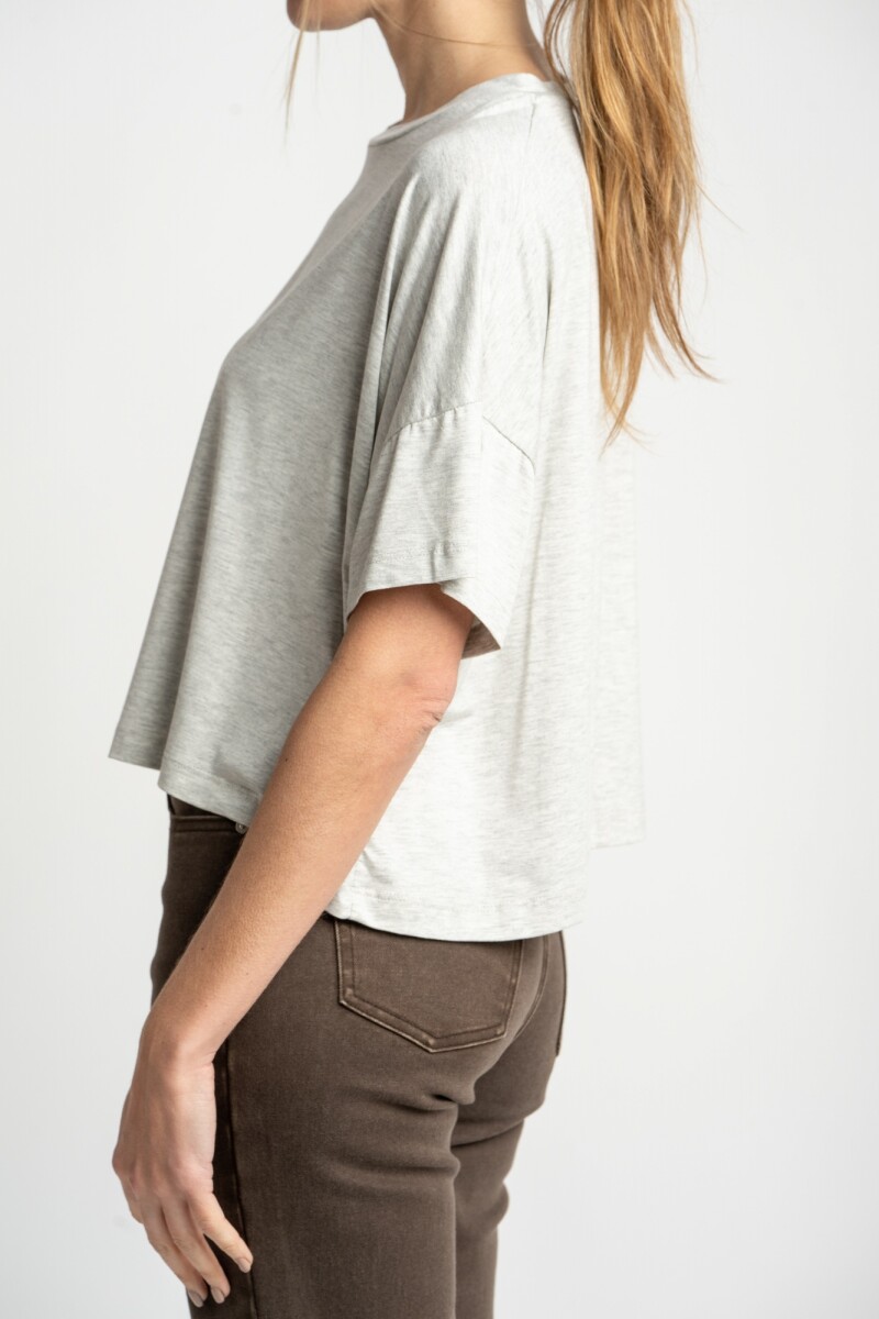 Remera Gris Melange