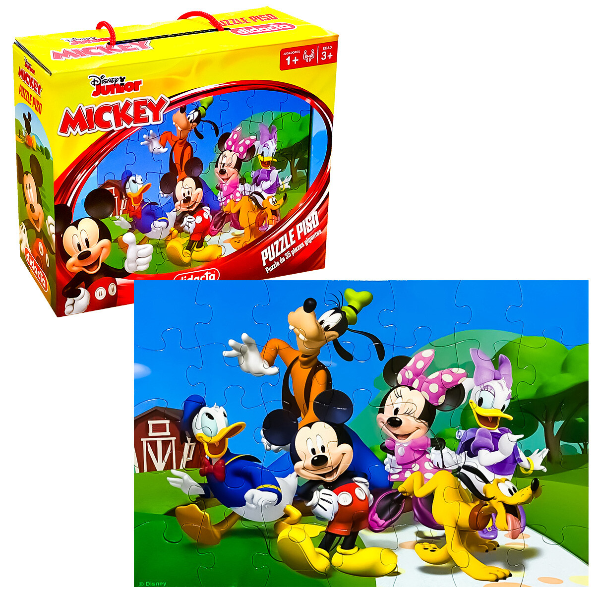 Puzzle Rompecabezas Mickey Minnie Spidey 35 piezas - Mickey 