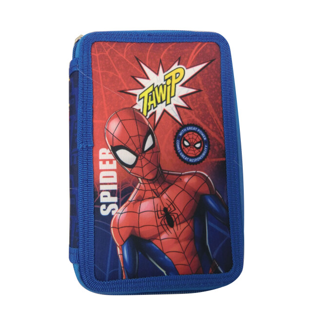 Cartuchera Infantil Marvel Spider Man Rojo - Azul