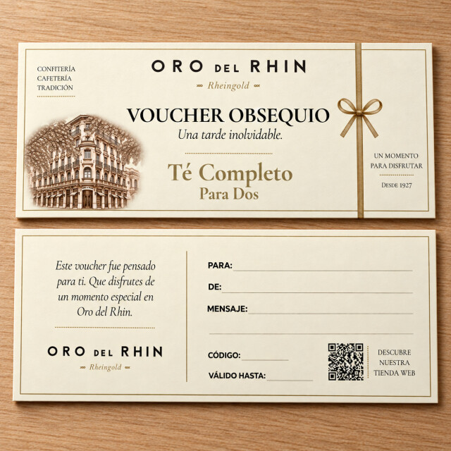 Voucher Obsequio Té Completo Para Dos Voucher Obsequio Té Completo Para Dos