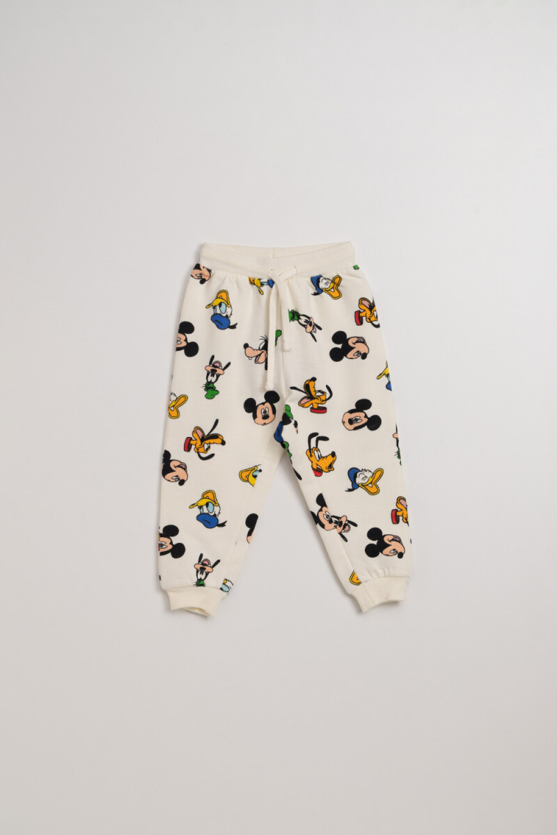 Pantalón deportivo - Mickey crudo 