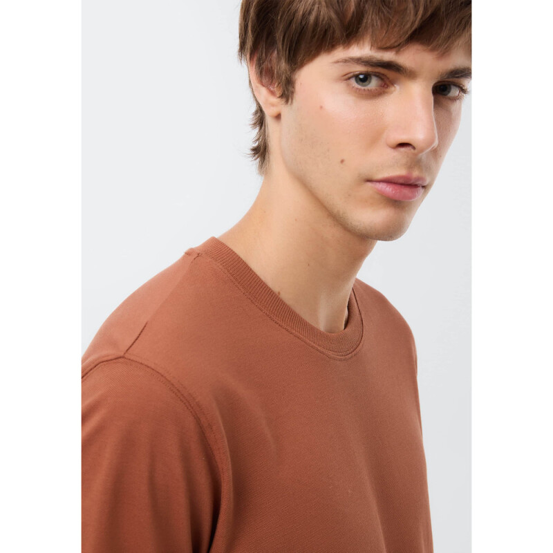 CAMISETA MM MASC MARROM ESCURO