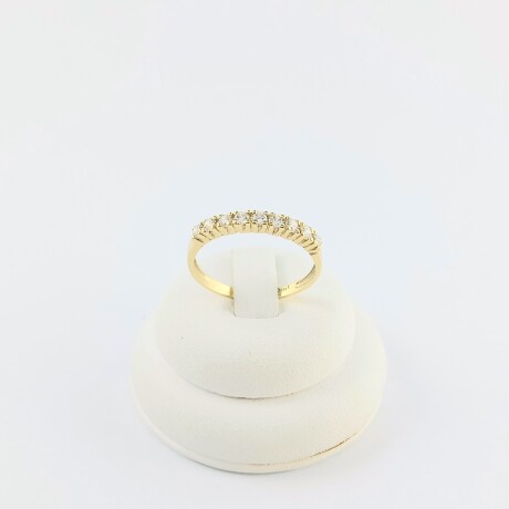 Anillo de oro 18 ktes medio sin fin de 4 puntas. Anillo de oro 18 ktes medio sin fin de 4 puntas.